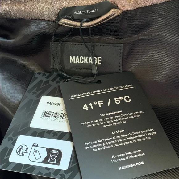 🔥🔥🔥 Mackage Mely leather trench coat in rose gold (quartz), size S 🔥🔥🔥 - Picture 11 of 14